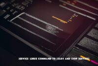 Linux command to start and stop services on old systems